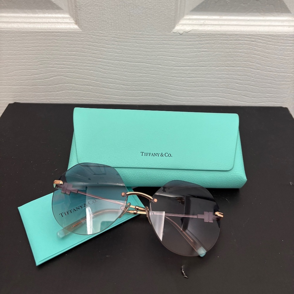 TIFFANY RIMLESS SUNGLASSES